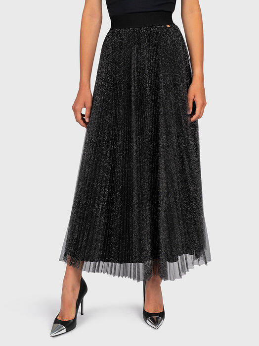 Skirt with lurex threads