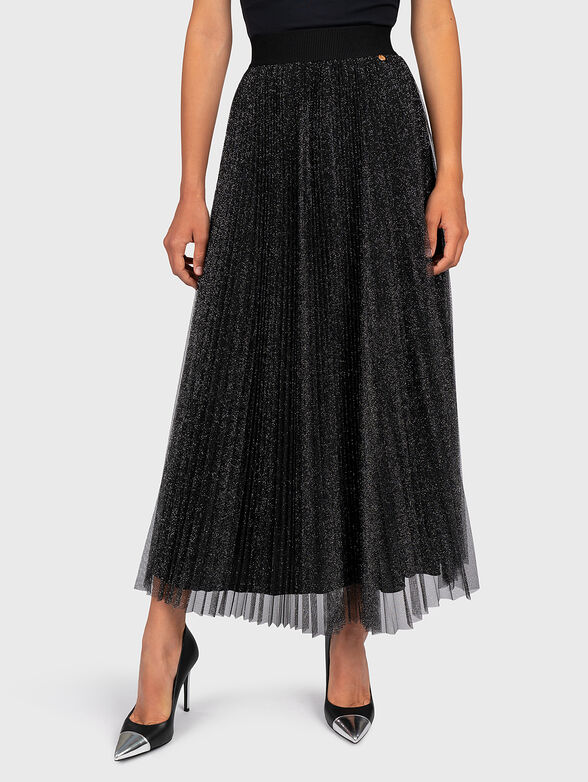 Skirt with lurex threads - 1