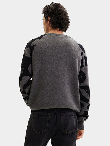 ARNALDO sweater with accent sleeves - 3