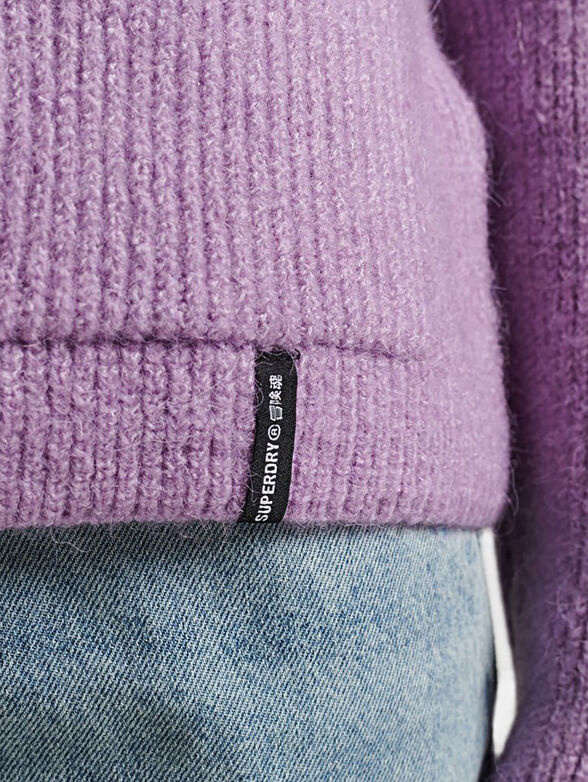 Beige cardigan with buttons and pockets - 6