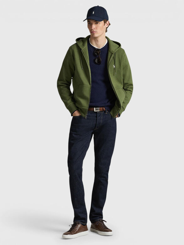 Green sweatshirt with logo - 2