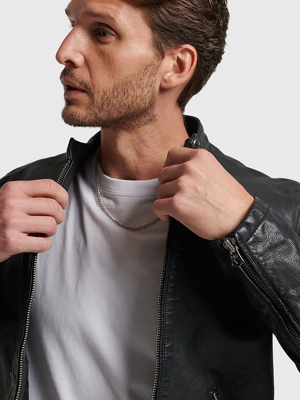 HERITAGE SPORTS RACER leather jacket - 4