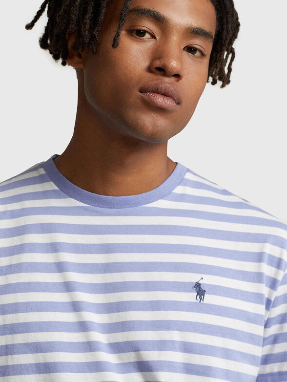 T-shirt with striped print - 4