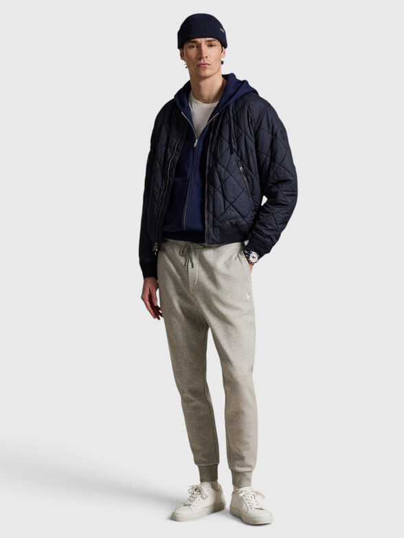 Sports trousers with embroidered logo - 4