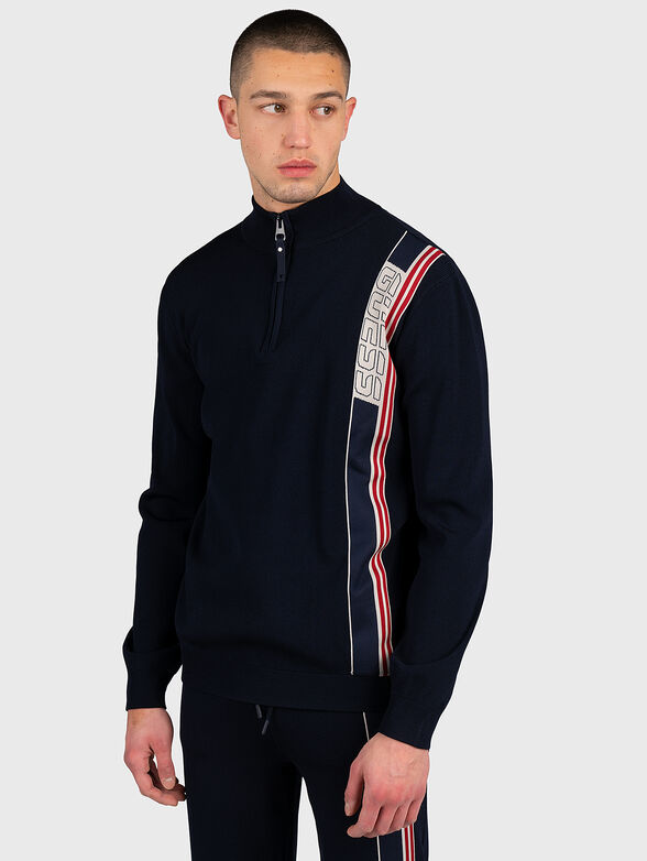 ANTHONY sweatshirt with hood and zip - 1