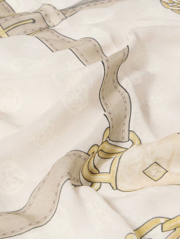 Logo pronted scarf - 2