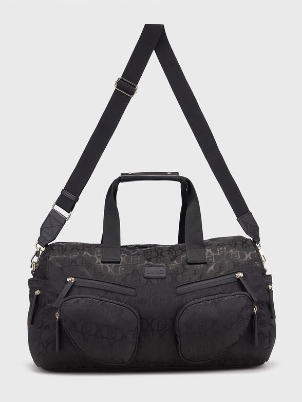Bag with long handle and monogram logo print - 1