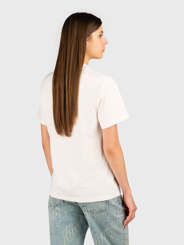 Cotton T-shirt with accent logo - 3