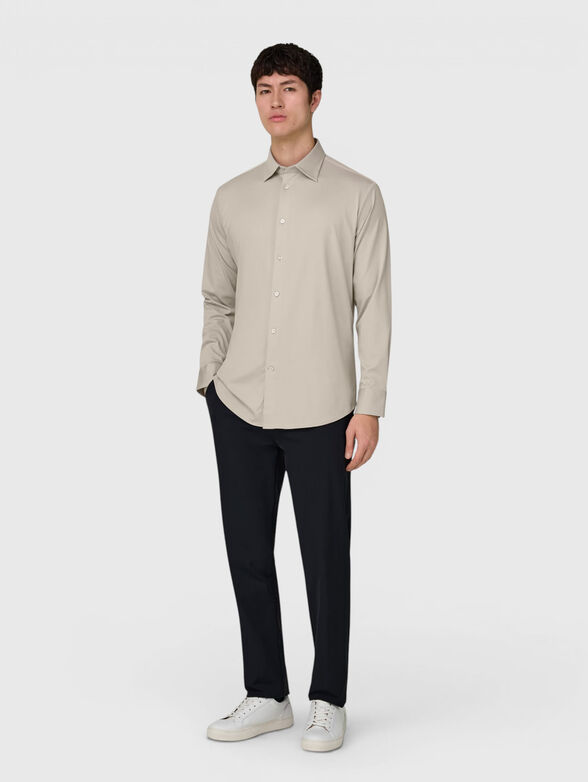 Straight-leg trousers with pockets - 4