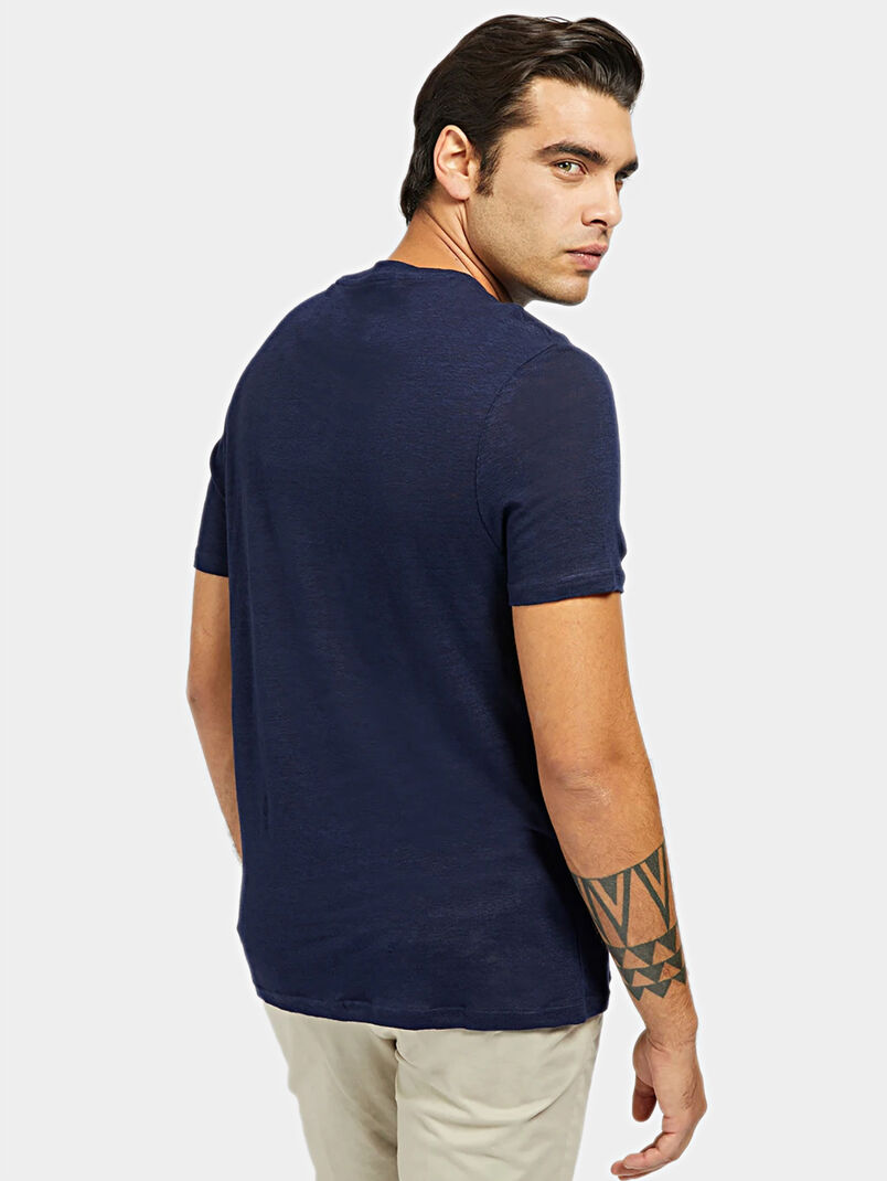 T-shirt in dark blue - 3