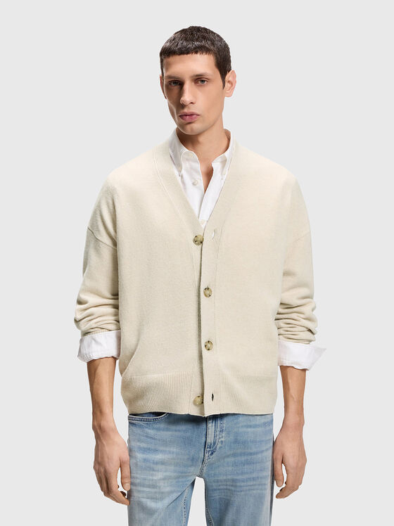 Жилетка със свободна кройка от девствена вълна - 1