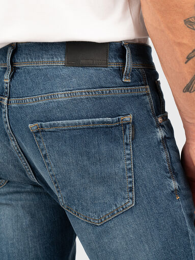 ARGON blue jeans with bleached effect - 3