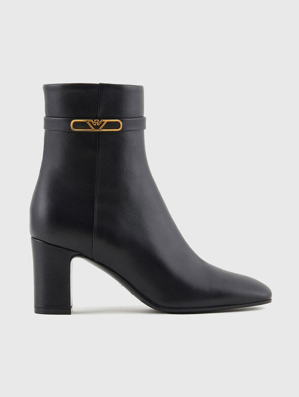 Nappa leather heeled ankle boots - 1
