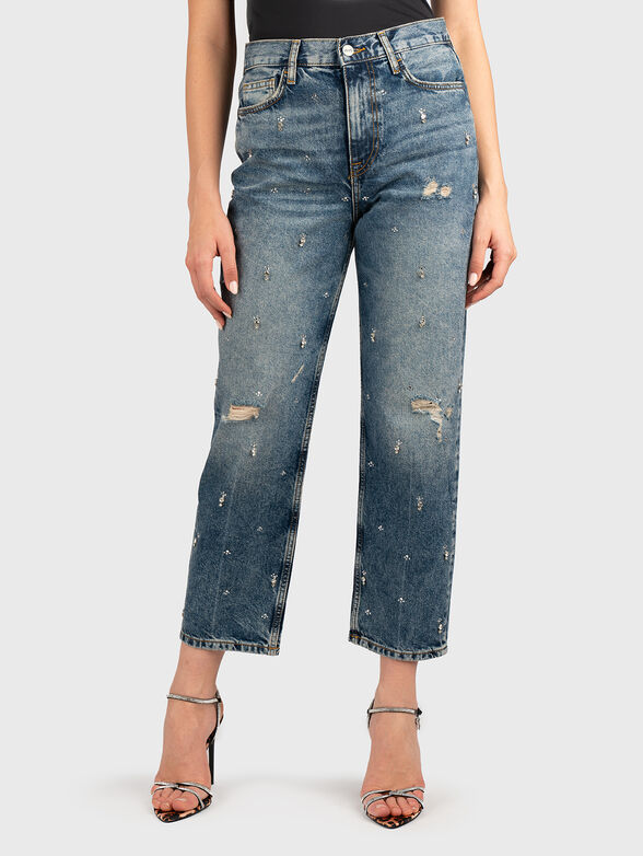 Jeans with rhinestones - 1