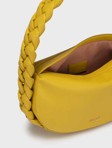 Pink bag with intertwined handle - 5