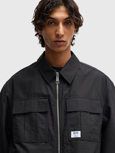 Transition jacket with classic collar and logo - 4