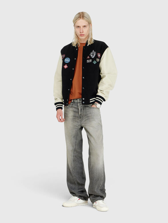 Wool blend bomber jacket - 2