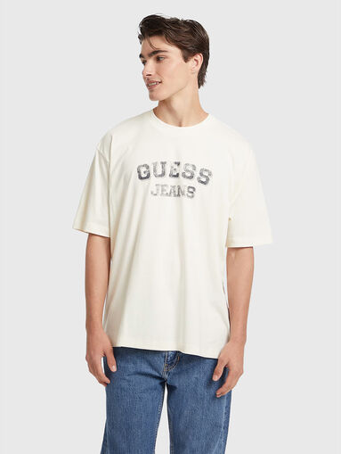Oversized T-shirt with vintage print - 5