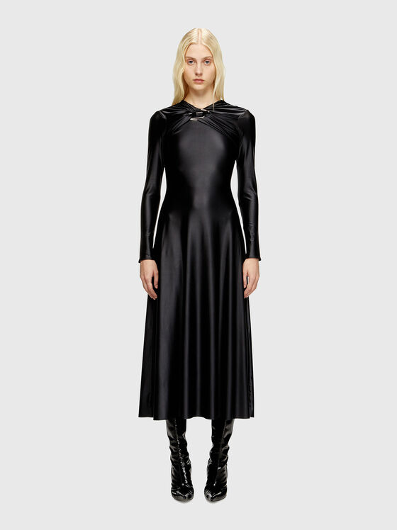 Миди рокля D-IAMO с лого акцент - 1