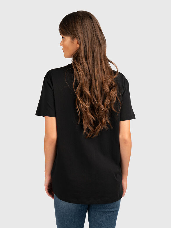 T-shirt with embroidered logo and sequins - 3