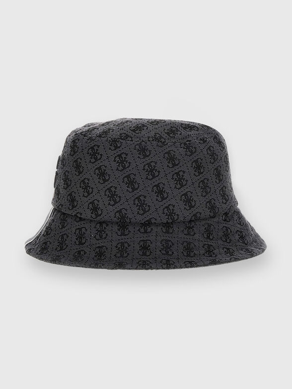 Bucket hat with monogram print - 1