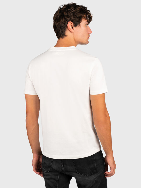 Dark blue T-shirt with print - 2