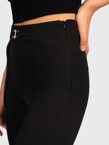 Golden accent trousers - 4