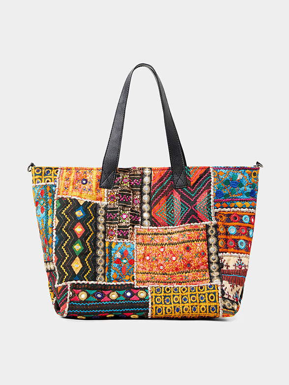 Shopping bag with embroidered ethno details - 2