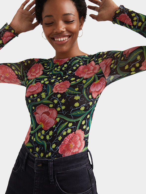Bodysuit SALLY with floral print - 4