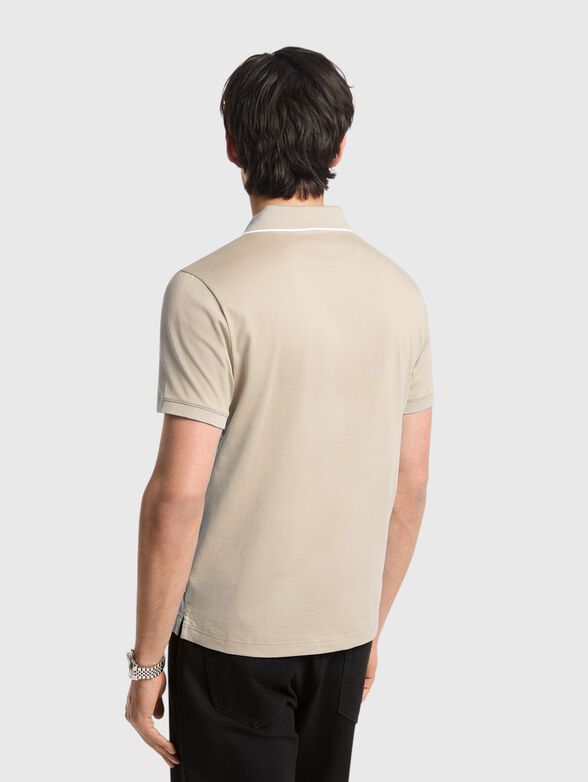Cotton polo-shirt with logo detail - 2