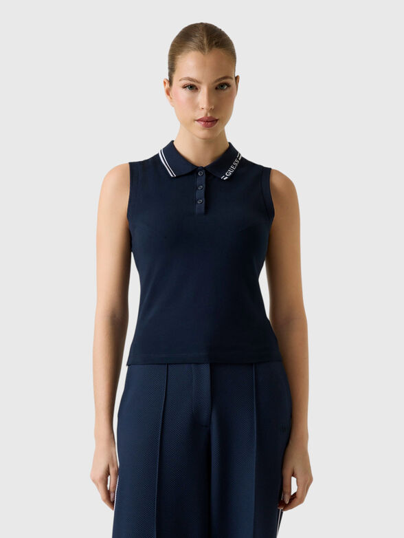 Dark blue blouse - 1