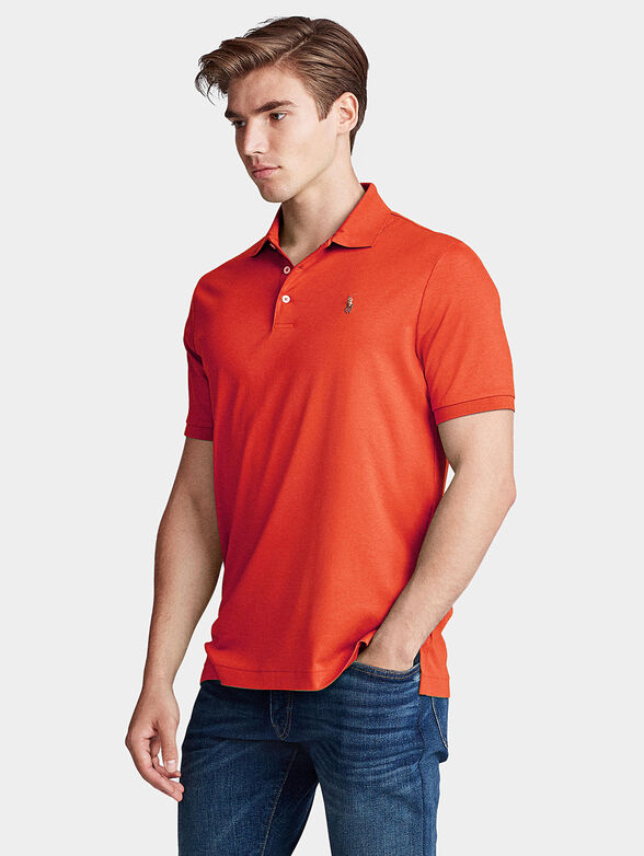 Cotton polo-shirt with logo - 1