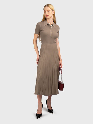 Midi dress in viscose blend - 5