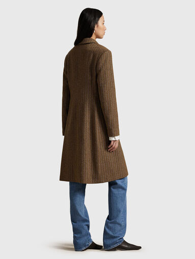 Single breasted wool coat - 3