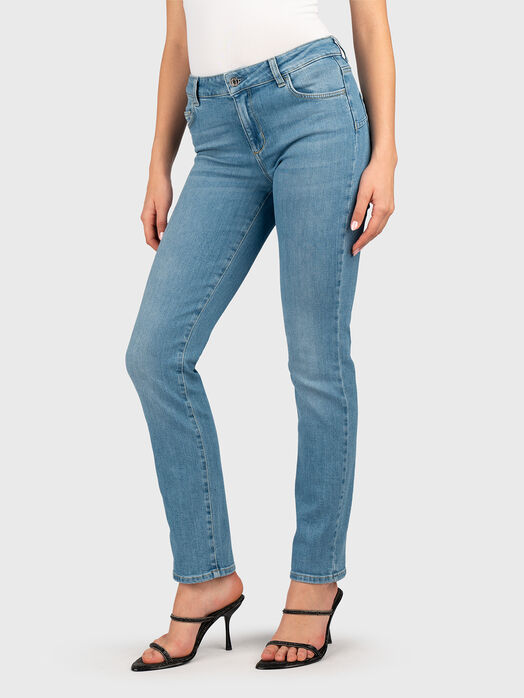 Jeans with logo detail