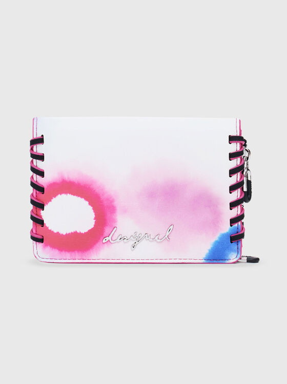 Wallet with accent stitching - 1