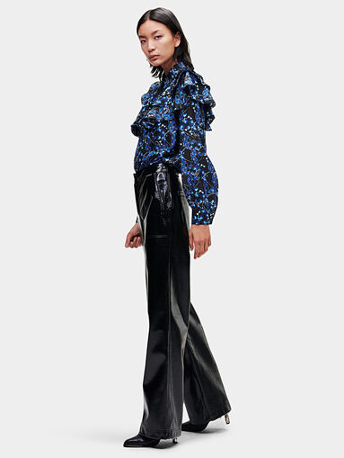 Silk shirt with long sleeve - 4