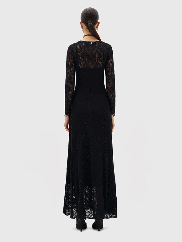 Black dress with long sleeves - 2