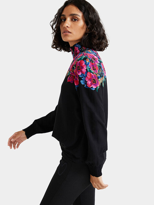 Blouse PETUNIA with floral motifs - 5