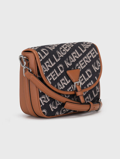K/ESSENTIAL crosssbody bag with monogram logo print - 4