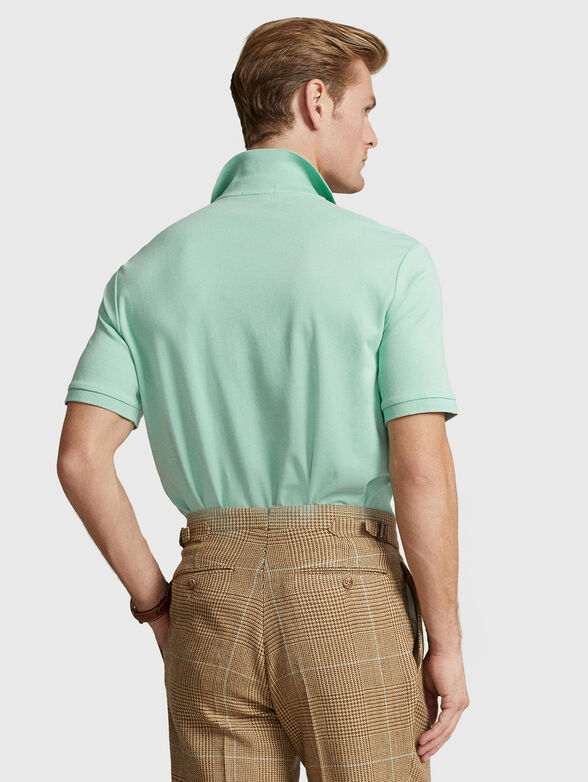 Polo-shirt with coloured logo embroidery - 3