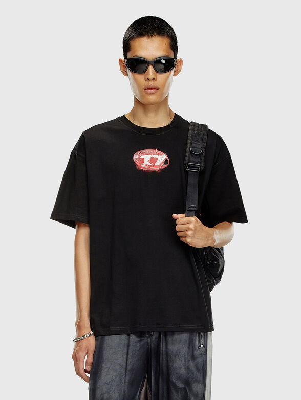 T-shirt T-BOXT-K3 with logo print on the back - 1