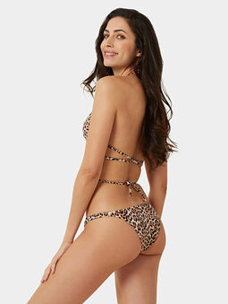 ESSENTIALS bikini bottom with leopard print - 4