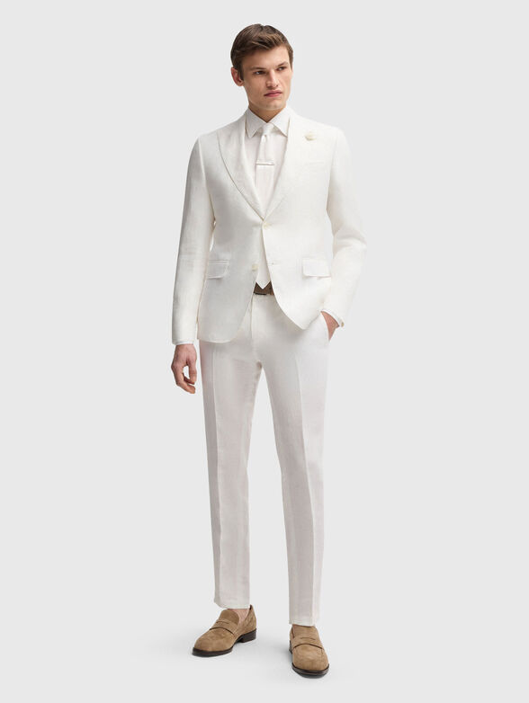 Slim linen blazer - 2
