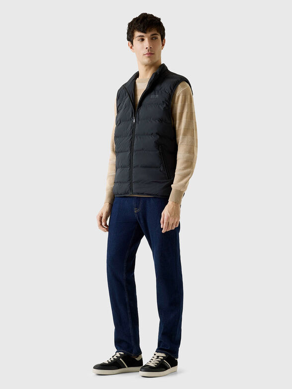 Quilted zip up vest - 2