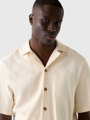 Knitted bowling shirt - 4