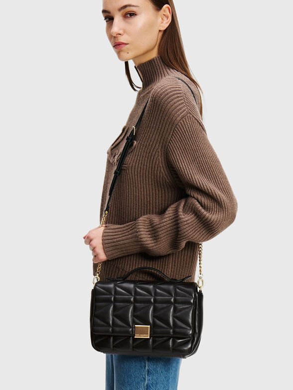 Crossbody bag with quilted effect - 1