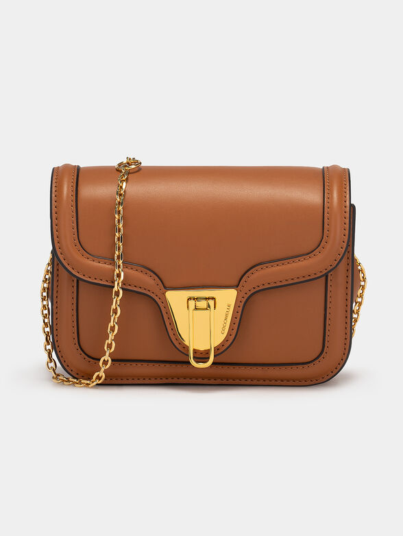 MARVIN TWIST black leather bag - 1