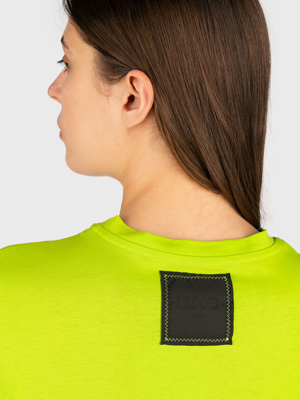 Cotton T-shirt with logo detail - 4