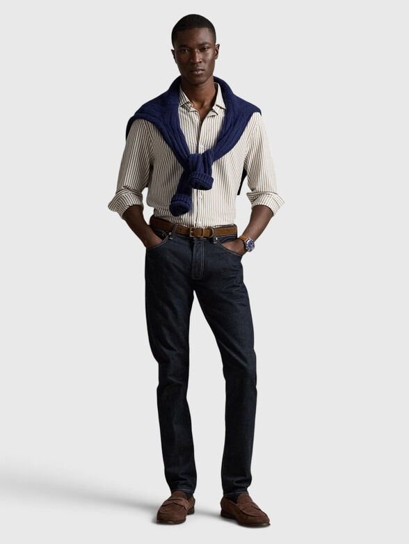 Oxford shirt with striped pattern  - 2